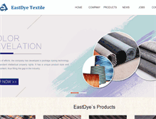 Tablet Screenshot of eastdye.com